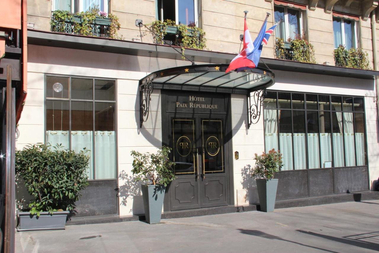 Hotel Paix Republique Paris Exterior photo