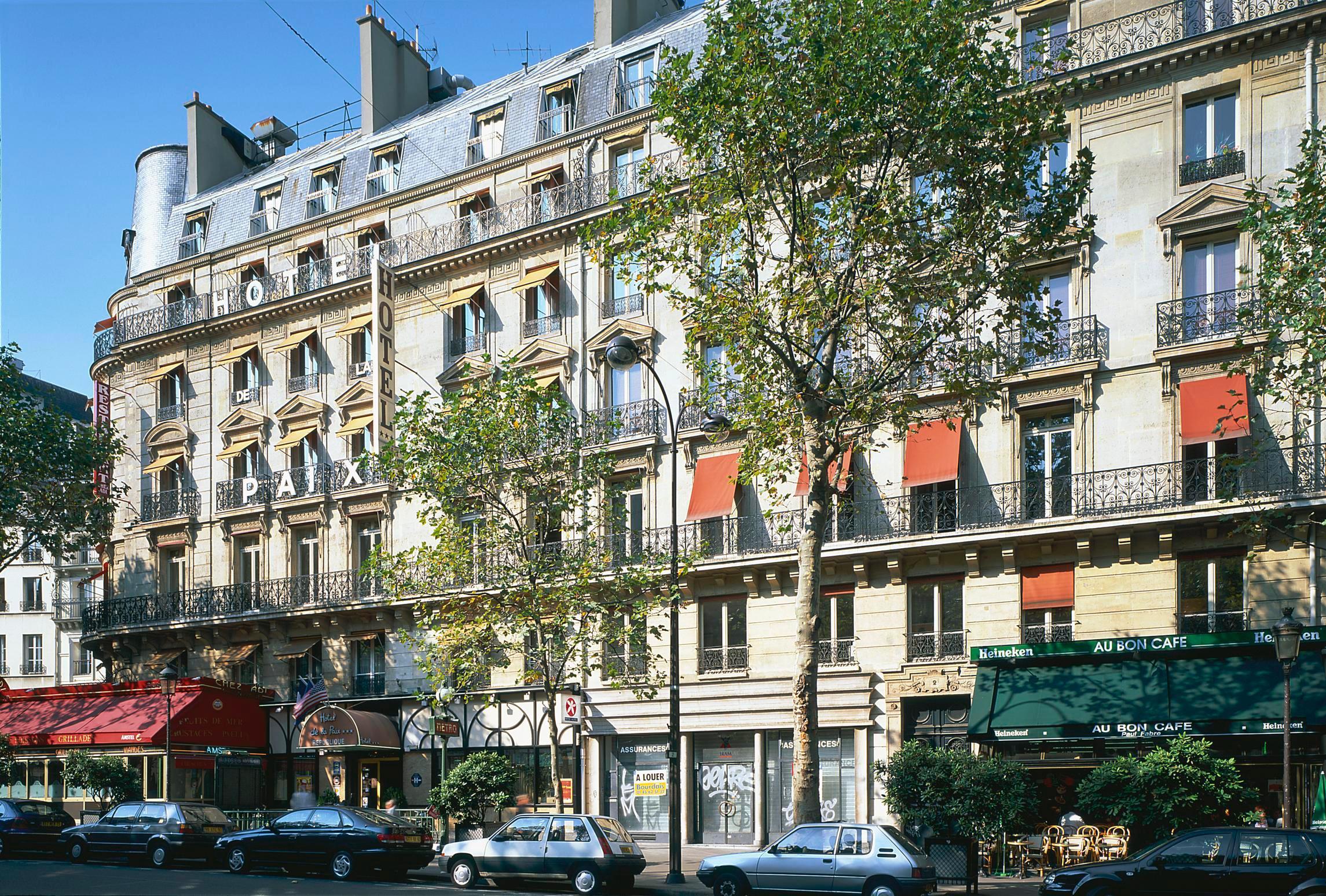 Hotel Paix Republique Paris Exterior photo